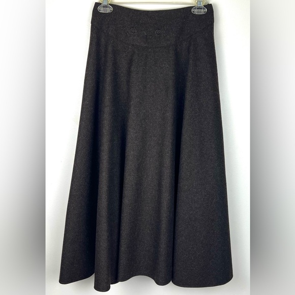 Vintage German Bavarian Oktoberfest Traditional Folk Fest Dirndl Skirt - Picture 5 of 13